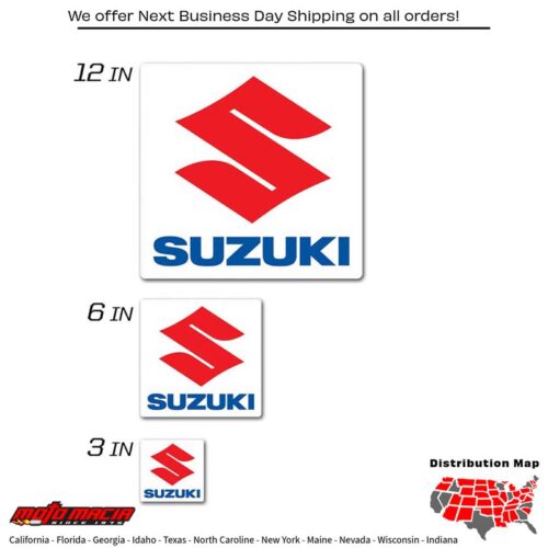 SUZUKI ICON DECAL 12" SQUARED