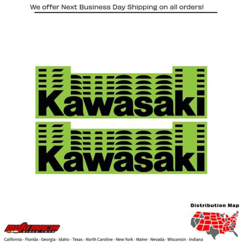 6" KAWASAKI DECAL 10 PK