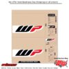WP DECAL KIT WP FORK/SHOCK/ENG SPEC