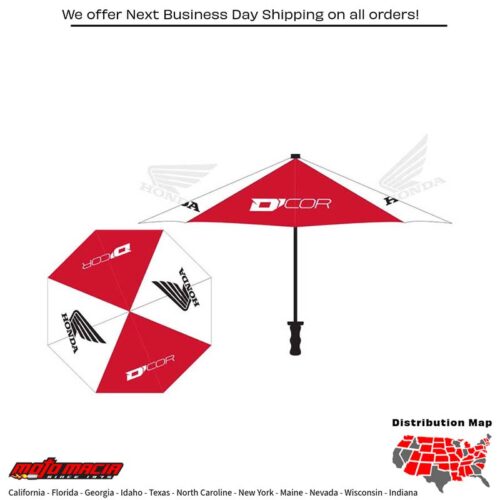 HONDA WING II UMBERELLA RED/WHITE