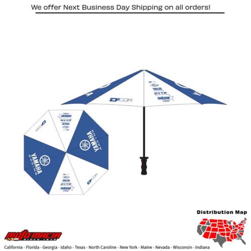 YAMAHA UMBERELLA BLUE/WHITE