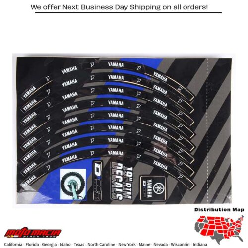 RIM DECALS 19" YAMAHA LOGO REAR