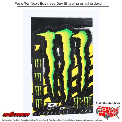 MONSTER CLAW DECAL SHEET 4 MIL