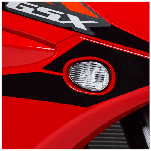 FLUSH MOUNT SIGNAL TS CLEAR Suzuki GSX-R1000 2017-2023 Suzuki GSX-R1000R 2017-2022 Suzuki GSX-R1000X 2019-2019 Suzuki GSX-R1000 ABS 2018-2018