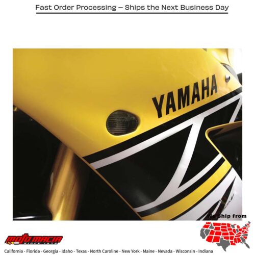 FLUSH MOUNT SIGNAL TS SMOKE Yamaha YZF-R1 2002-2014 Yamaha YZF-R1 LE 2006-2010 Yamaha YZF-R6 2003-2016 Yamaha YZF-R6S 2006-2010