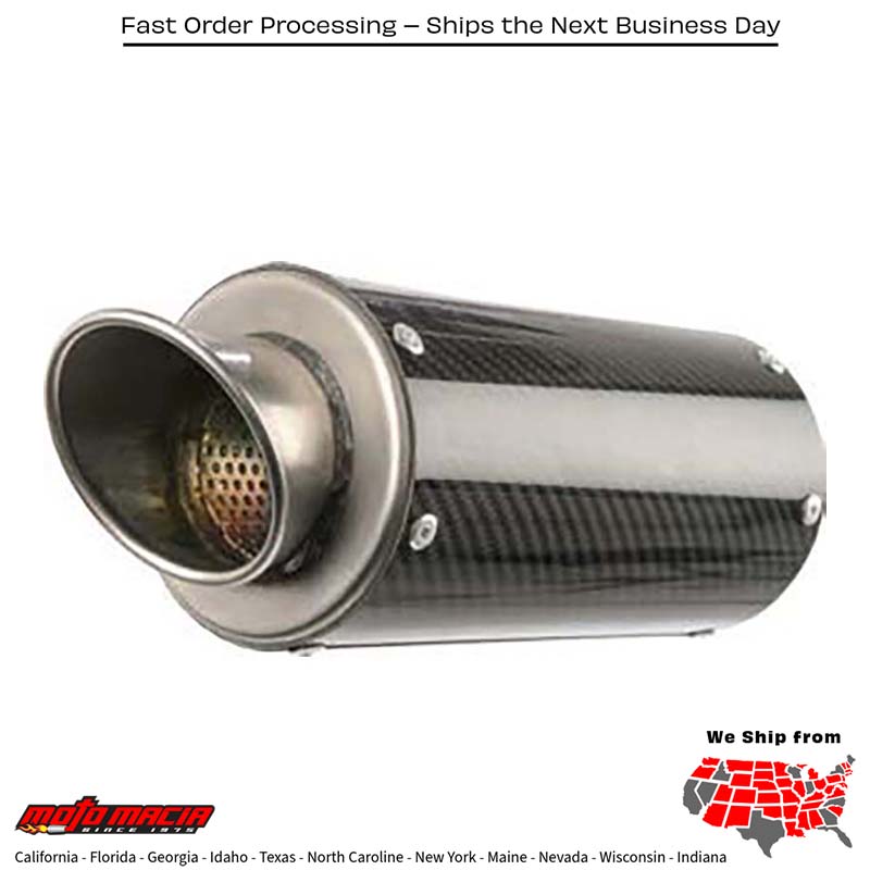 MGP EXHAUST SLIP-ON CARBON FIBER CAN Suzuki GSX-S1000 2016-2021 Suzuki GSX-S1000F 2016-2021 Suzuki GSX-S1000FZ 2019-2019