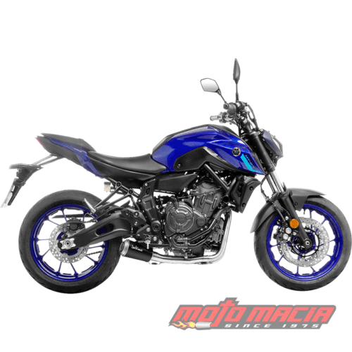 EXHAUST LV-10 BLACK AHA R7 MT-07 XSR Yamaha MT07 2021-2024 Yamaha XSR700 2021-2023 Yamaha R7 2021-2022