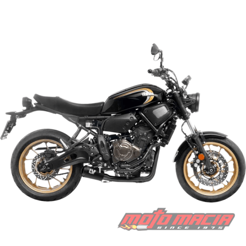 EXHAUST LV-10 FULL BLACK AHA R7 MT-07 XSR Yamaha MT07 2021-2024 Yamaha XSR700 2021-2023 Yamaha R7 2021-2022