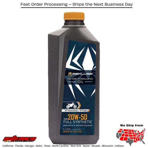 FULL SYN 20W50 OIL 4T ENGINE/ 2T TRANS 1 LT   -