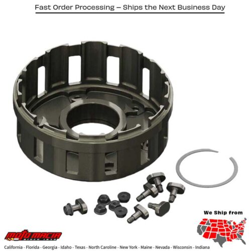 CLUTCH BASKET FITS `17-23 M8 MOTORS Harley-Davidson FLTRU Road Glide Ultra FLHXS Street Glide Special FLHTKSE CVO Limited FLHR Road King FLHTK Electra Glide Ultra Limited FLHXSE CVO Street Glide FLRT Freewheeler FLHTCUTG Tri Glide Ultra Classic FLHT Electra Glide FLTRX Road Glide Custom FLHTCUTGSE CVO Tri Glide FLTRXSE CVO Road Glide 17-20