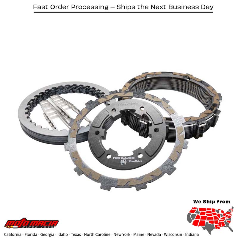 TORQ-DRIVE CLUTCH BIG TWIN 99-17 EX LOW PROFILE Harley-Davidson FLHRC Road King Classic FLHRS Road King Custom FLHT Electra Glide FLTR Road Glide FLTRU Road Glide Ultra FLTRX Road Glide Custom FXSB Softail Breakout FLHXS Street Glide Special 98-16