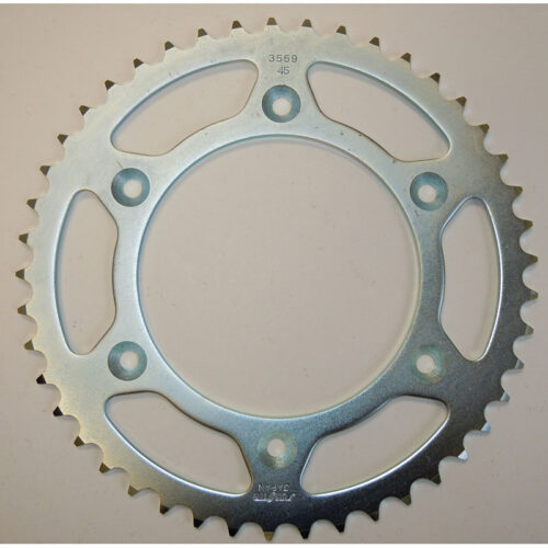 REAR SPROCKET STEEL 43T-520   Honda CRF450RX 2017-2021 Honda CR500R 1984-2001 Honda CRF450R 2002-2022 Honda CRF250R 2004-2022 Honda CRF150F 2003-2017 Honda CRF230F 2003-2019 Honda CRF230L 2008-2009 Honda CRF230M 2009-2009 Honda CRF250X 2004-2017 Honda CRF4