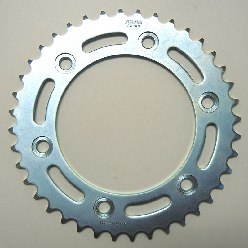 REAR SPROCKET STEEL 40T-520 Honda CRF250L 2013-2020 Honda XR600R 1991-2000 Honda XR650L 1993-2019 Honda XR250R 1990-1995 Honda CRF250RL Rally 2017-2018 Honda CRF250LA ABS 2017-2020 Honda CRF250RLA Rally ABS 2017-2018