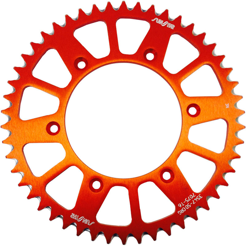 REAR SPROCKET ALUMINUM 50T-520 ORG HUS/HUSQ/KTM KTM 150 XC-W 2017-2018 KTM 350 EXC-F 2013-2020 KTM 500 XCF-W 2012-2016 KTM 350 XCF-W 2012-2016 KTM 350 XC-F 2012-2021 KTM 150 XC 2010-2015 KTM 350 SX-F 2011-2021 KTM 250 SX 1993-2021 KTM 250 SX-F 2005-2021 K