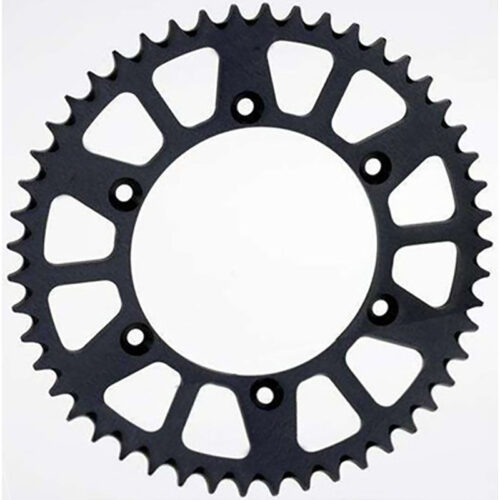 REAR SPROCKET ALUMINUM 50T-520 BLK   Suzuki RMX450Z 2010-2019 Suzuki RM-Z250 2007-2018 Suzuki RM-Z450 2005-2020 Suzuki DR-Z400SM 2005-2017 Suzuki RM250 1987-2008 Suzuki RM125 1980-2008 Suzuki DR350SE 1996-1999