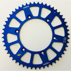 REAR SPROCKET ALUMINUM 51T-520 BLU HON/  Yamaha YZ250FX 2015-2020 Yamaha YZ250X 2016-2022 Yamaha YZ450FX 2016-2021 Honda XR200R 1984-2002 Honda XR250R 1984-1989 Yamaha WR250R 2008-2020 Yamaha WR250X 2008-2011 Yamaha YZ125 1999-2022 Yamaha YZ250 1999-2022 Y