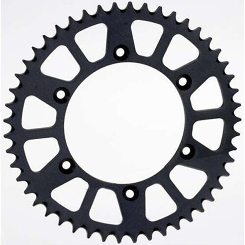 REAR SPROCKET ALUMINUM 50T-520 BLK /SUZ  Kawasaki KLX250S 2009-2014 Kawasaki KLX250SF 2009-2010 Kawasaki KX250F 2004-2020 Kawasaki KX450F 2006-2020 Kawasaki KLX450R 2008-2019 Kawasaki KLX300R 1997-2007 Kawasaki KX250 1985-2007 Kawasaki KDX 200 1986-2006 Ka