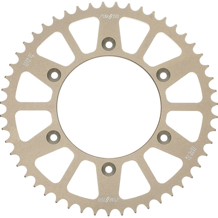 REAR SPROCKET ALUMINUM 54T-520 /SUZ  Kawasaki KLX250S 2009-2014 Kawasaki KLX250SF 2009-2010 Kawasaki KX250F 2004-2021 Kawasaki KX450F 2006-2020 Kawasaki KLX450R 2008-2019 Kawasaki KLX300R 1997-2007 Kawasaki KX250 1982-2007 Kawasaki KDX 200 1986-2006 Kawasa