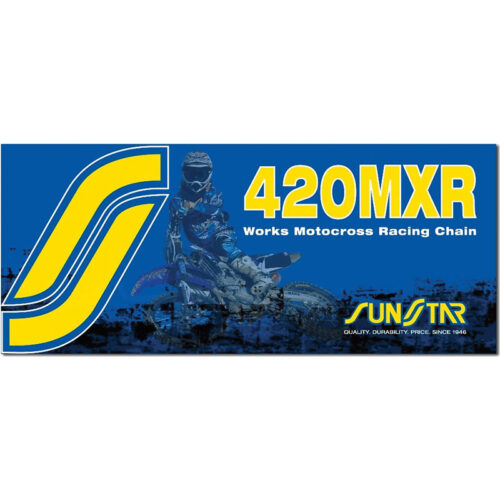 CHAIN MXR WORKS NON-SEALED 420X126 GLD/GLD  Honda CRF150RB Expert 2007-2013 Honda CR80R 1996-2002 Kawasaki KX100 1995-2014 Kawasaki KX65 2000-2017 Kawasaki KX80 1989-1991 Kawasaki KX80 Big Wheel 1988-1994 Suzuki RM100 2003-2003