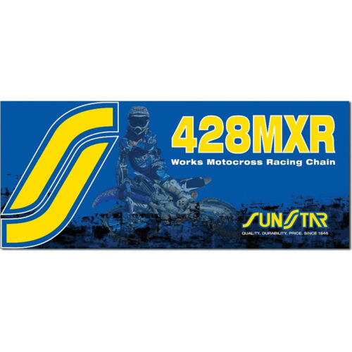 CHAIN MXR WORKS NON-SEALED 428X134 GLD/GLD  Kawasaki KX125 1979-1979 Suzuki DR-Z125L 2013-2013 Suzuki DR125 1986-1988