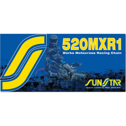 CHAIN MXR1 WORKS NON-SEALED 520X120 GLD/GLD  Beta 390 RS 2015-2015 Beta 430 RS 2015-2016 Beta 500 RS 2015-2016 Beta 390 RR 2015-2017 Beta 430 RR 2015-2017 Beta 480 RR 2015-2017 Honda CR500AF 1997-2014 Husqvarna FE 350S 2015-2016 Husqvarna FE 501S 2015-2016