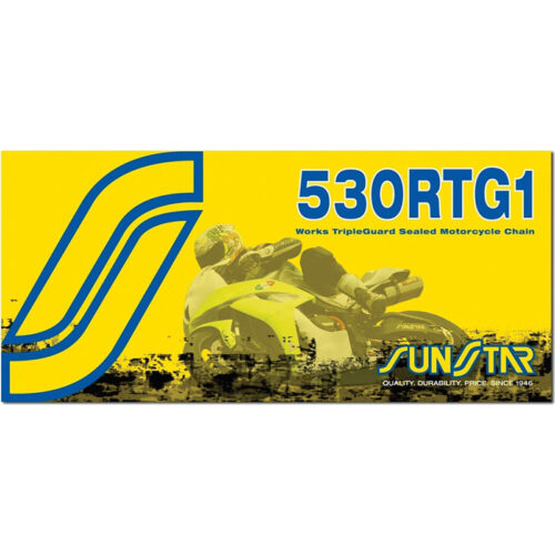 CHAIN RTG1 WORKS SEALED 530X120 GLD/GLD  Ducati E900 1994-1994 Honda XL350R 1984-1985 Honda XL350 1974-1978 Honda SL350 1970-1972 Honda CBR1000RR 2004-2012 Honda CBR1000RA ABS 2009-2012 Honda VFR800 Interceptor 1998-2001 Honda VTR1000 Super Hawk 1997-1997