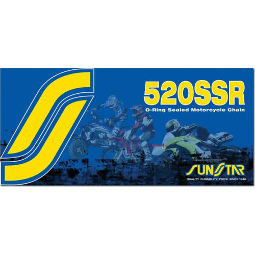 CHAIN SSR STANDARD SEALED 520X120 NAT/NAT  Beta 390 RS 2015-2015 Beta 430 RS 2015-2016 Beta 500 RS 2015-2016 Beta 390 RR 2015-2017 Beta 430 RR 2015-2017 Beta 480 RR 2015-2017 Honda CR500AF 1997-2014 Husqvarna FE 350S 2015-2016 Husqvarna FE 501S 2015-2016 Y