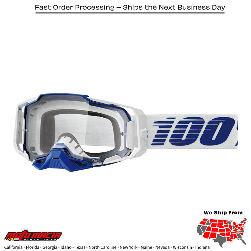 ARMEGA GOGGLE BLUE CLEAR LENS