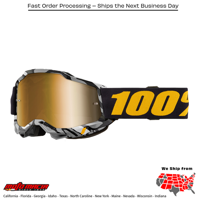 ACCURI 2 GOGGLE AMBUSH MIRROR TRUE GOLD LENS