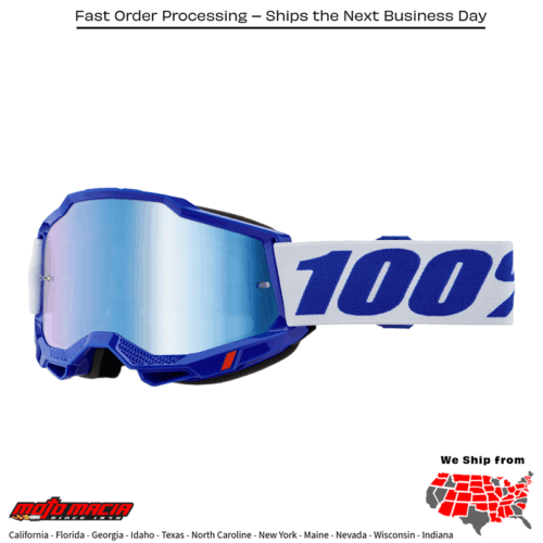 ACCURI 2 GOGGLE BLUE W/BLUE MIRROR LENS