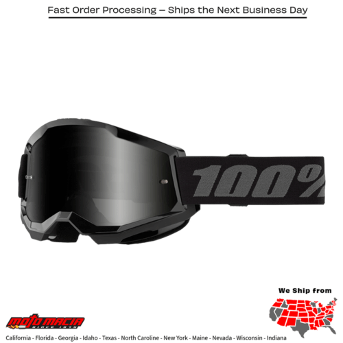 STRATA 2 SAND GOGGLE BLACK SMOKE LENS