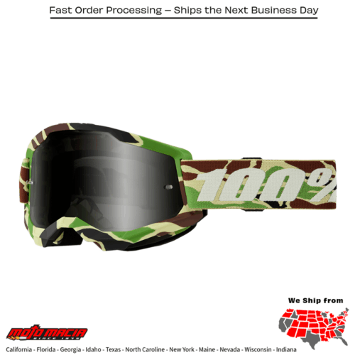 STRATA 2 SAND GOGGLE WAR CAMO SMOKE LENS