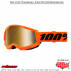 STRATA 2 JUNIOR GOGGLE NEON ORANGE MIRROR GOLD LENS
