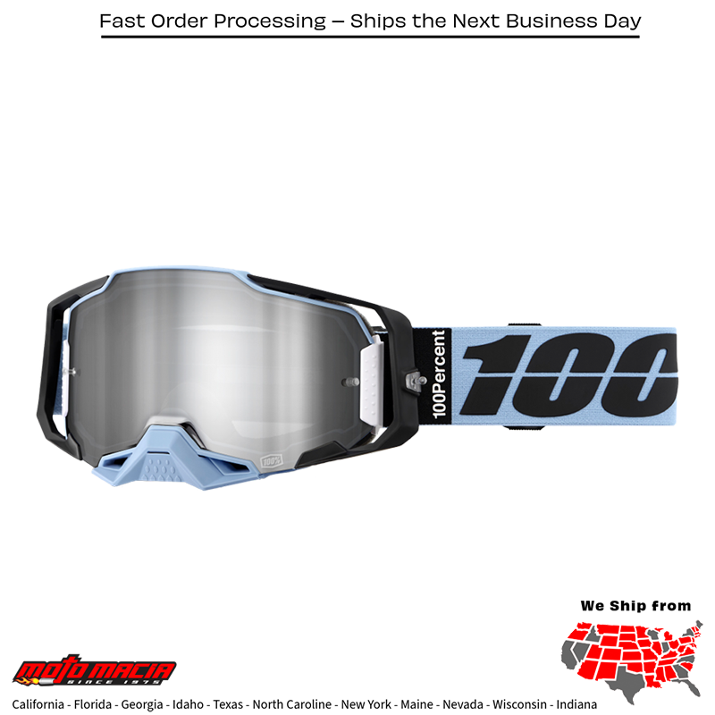 ARMEGA GOGGLE PETROS MIRROR SILVER LENS