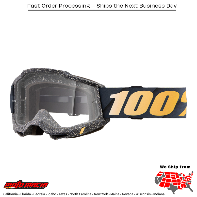 ACCURI 2 GOGGLE RISLAND CLEAR LENS