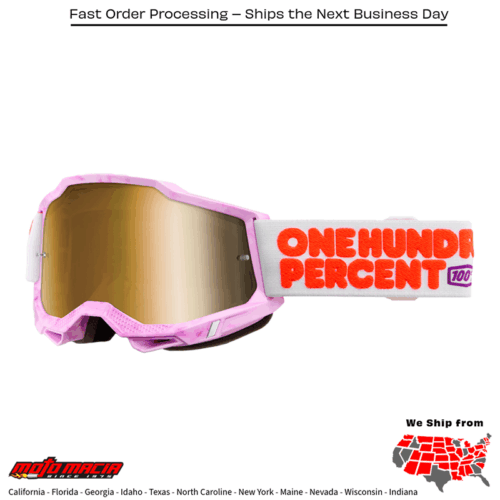 ACCURI 2 GOGGLE HUNDREDS MIRROR TRUE GOLD LENS
