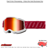 ACCURI 2 GOGGLE REDLINE MIRROR RED LENS