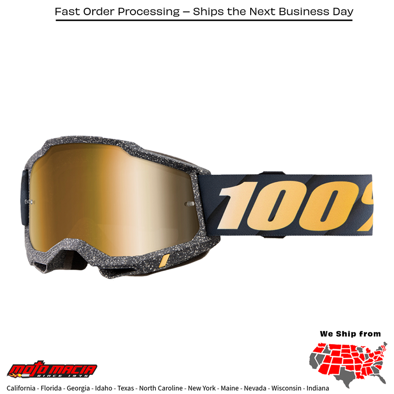 ACCURI 2 GOGGLE RISLAND MIRROR TRUE GOLD LENS