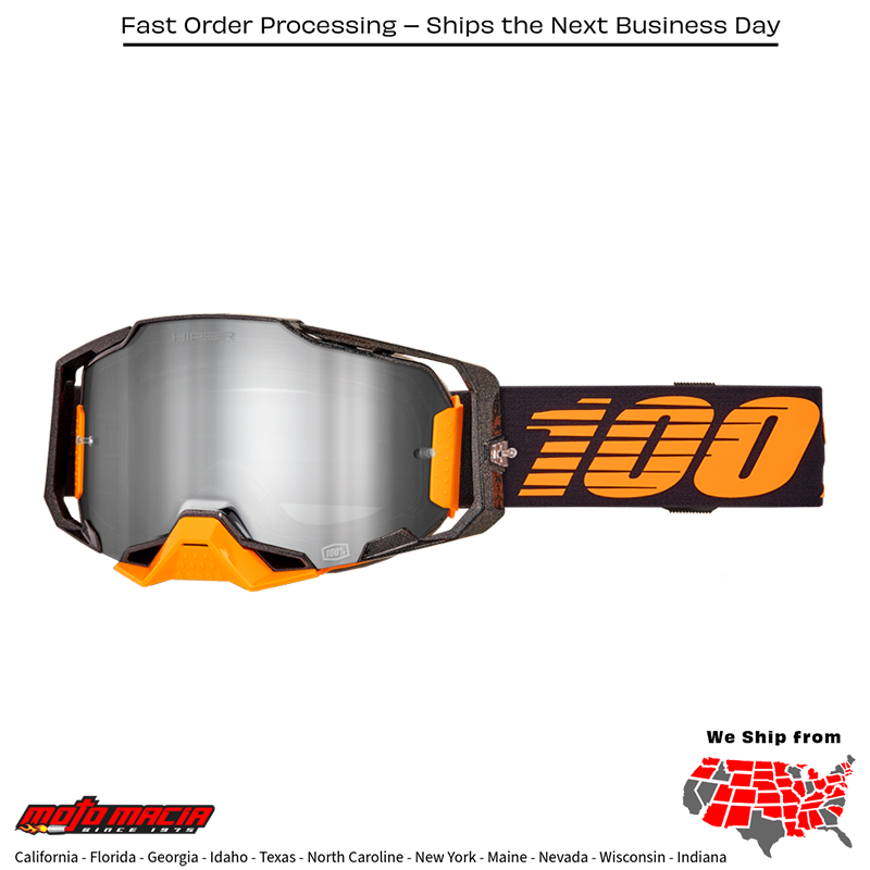 ARMEGA HIPER GOGGLE ACOSTA MIRROR SILVER LENS
