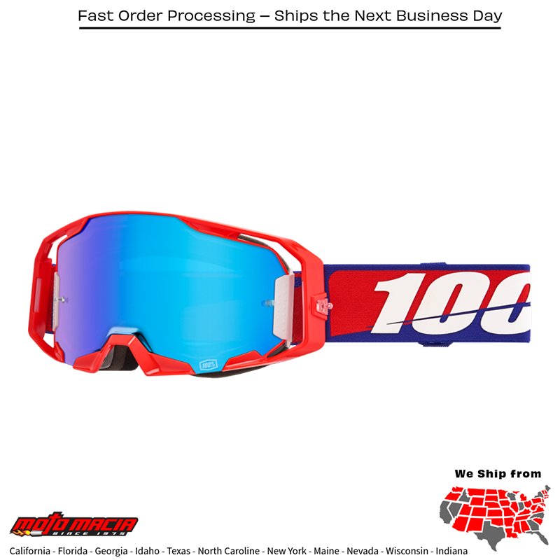 ARMATIC GOGGLE BEST MIRROR BLUE LENS