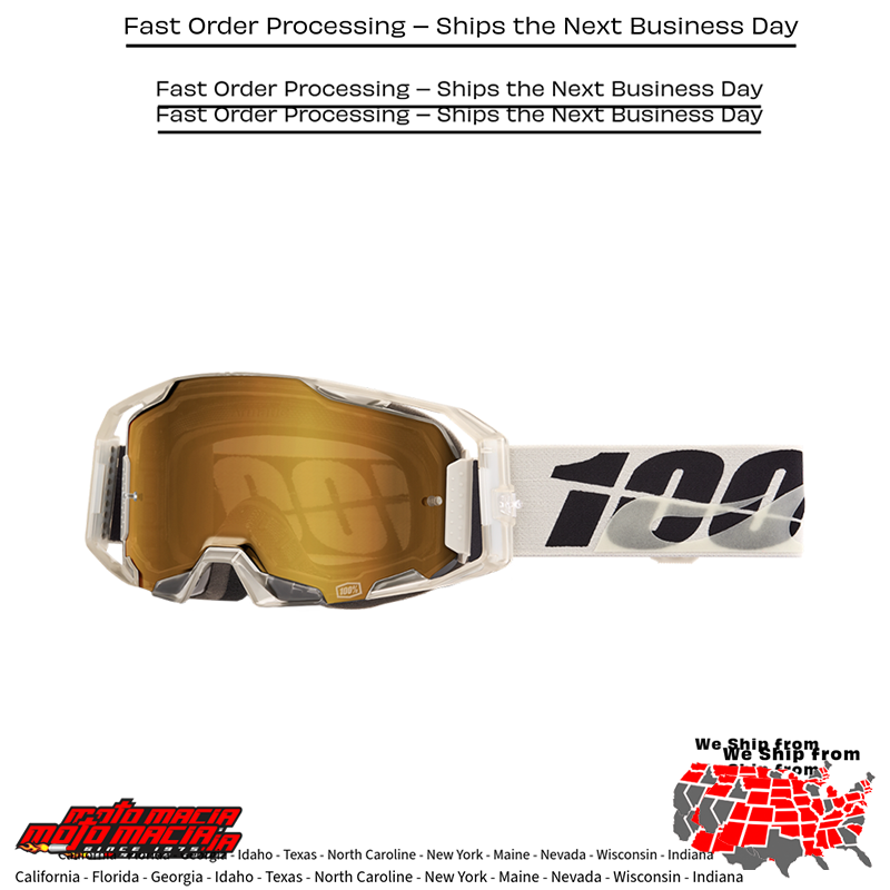 ARMATIC GOGGLE PITCH MIRROR TRUE GOLD LENS