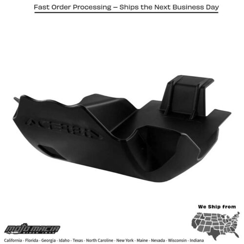ACERBIS Skid Plate (protector de carter) BLACK HONDA CRF250R 04-09 HONDA CRF250X 04-17 HONDA CRF250R 2004-2009 HONDA CRF250X 2004-2017