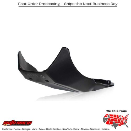 ACERBIS Skid Plate (protector de carter) BLACK SUZUKI DR650SE 96-22 SUZUKI DR650S 15-24 SUZUKI DR650SE 1996-2022 SUZUKI DR650S 2015-2024