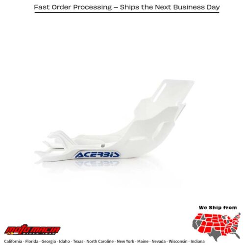 ACERBIS Skid Plate (protector de carter) MX WHITE HUSQVARNA TC 85 (17/14) 18-21 HUSQVARNA TC 85 (19/16) 19-21 HUSQVARNA TC 85 (17/14) 2018-2021 HUSQVARNA TC 85 (19/16) 2019-2021