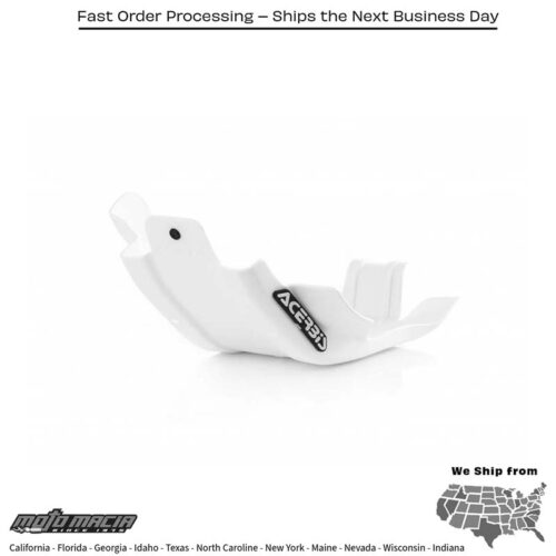ACERBIS Skid Plate (protector de carter) WHITE HUSQVARNA FE 250 17-19 HUSQVARNA FE 350 17-19 HUSQVARNA FE 250 2017-2019 HUSQVARNA FE 350 2017-2019