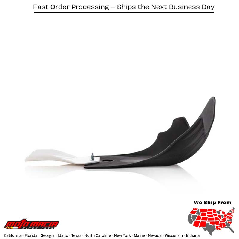 ACERBIS Skid Plate (protector de carter) BLACK/WHITE KAWASAKI KX250X 21-24 KAWASAKI KX450X 21-23 KAWASAKI KX250F 21-24 KAWASAKI KX450F 19-23 KAWASAKI KX250X 2021-2024 KAWASAKI KX450X 2021-2023 KAWASAKI KX250F 2021-2024 KAWASAKI KX450F 2019- - Image 2