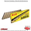 CHAIN 525VX3 118L GOLD/BLACK