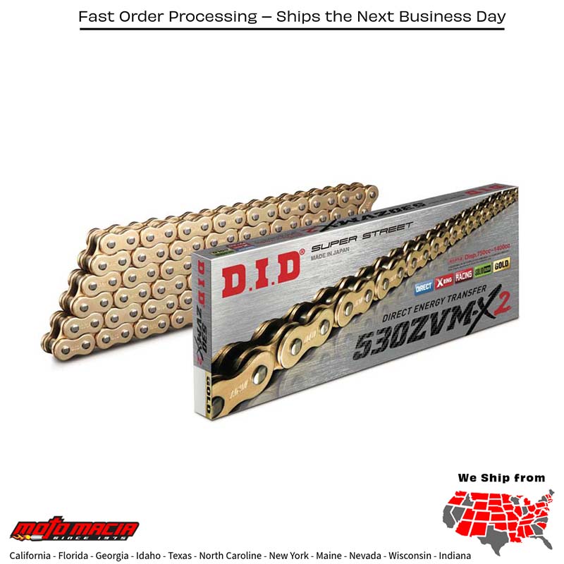 CHAIN 530ZVM-X2 G&G-120ZB