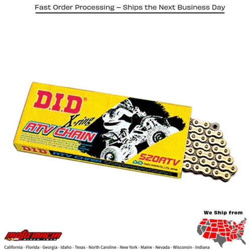 ATV RACING 520ATV-94 X-RING CHAIN (GOLD)