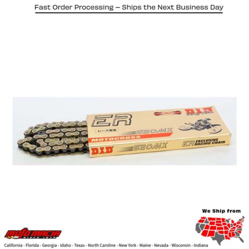 HI-PERFORMANCE 520MX-112 RACING CHAIN GOLD